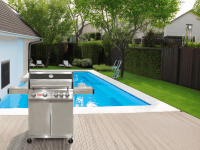 גריל גז 4 להבות + כירת צד STANLEY דגם 4010S