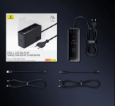 מטען שולחני דיגיטלי Baseus 240W GaN עם 5 פורטים!