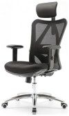 כיסא משרדי ארגונומי ואורתופדי SIHOO M18 – צבע שחור