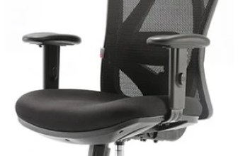 כיסא משרדי ארגונומי ואורתופדי SIHOO M18 – צבע שחור