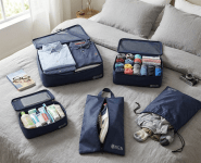 סט 5 תיקי אריזה – סדר מושלם בכל מזוודה