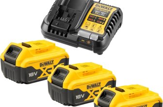 סט שלוש סוללות DEWALT 18V 5Ah + מטען