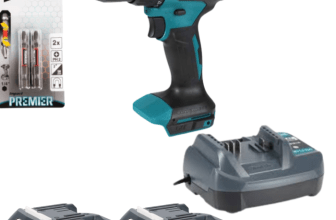סט מברגה/מקדחה 18V רוטטת  MAKITA DHP490