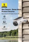 מצלמת אבטחה Baseus Security S2 4K סולארית אלחוטית