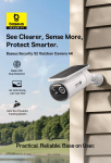 מצלמת אבטחה Baseus Security S2 4K סולארית אלחוטית