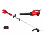 יחידת הנעה Milwaukee M18 FUEL QUIK-LOK  + ראש חרמש + מפוח 3017-20 + סוללה 8AH מסדרת FORGE (ללא מטען)