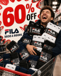 חיסול פריטי המותג FILA ב-60% הנחה!