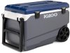 צידנית קשיחה עם גלגלים 85 ליטר דגם Maxcold Latitude Roller מבית Igloo – צבע אפור / כחול