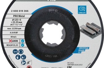 מארז 10 דיסקי חיתוך למתכת ופלדה למשחזת זווית קטנה 125 מ"מ / 5 אינץ' Bosch Pro