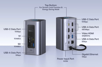 רכזת "באסוס" Baseus Nomos NU1 Air Spacemate 12-in-1 Docking Station