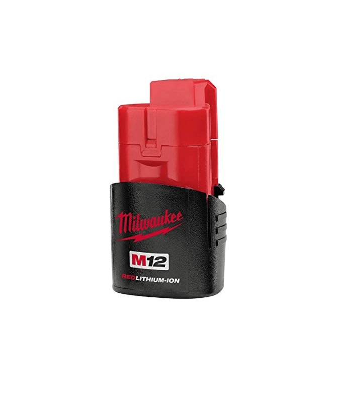 זוג סוללות MILWAUKEE 12V בהספק 2AH