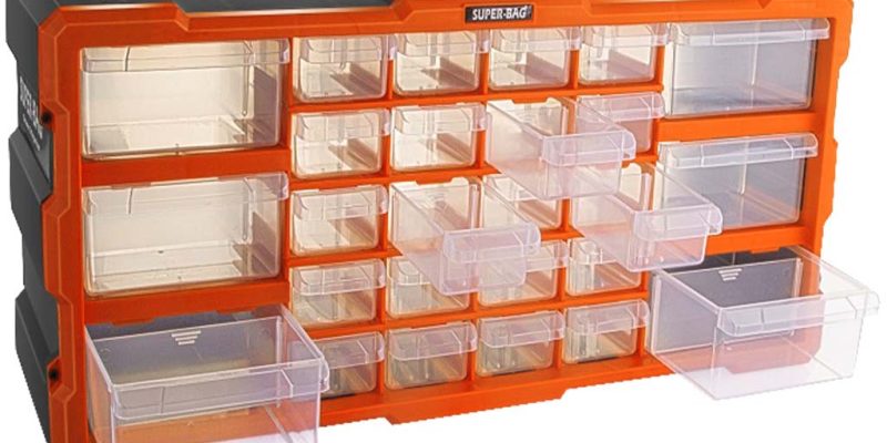 אירגונית ברגים 26 מגירות Monoblock מבית Super-Bag