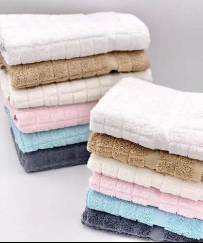 מארז 3 מגבות גוף עבות רכות ומפנקות 100% כותנה סרוקה