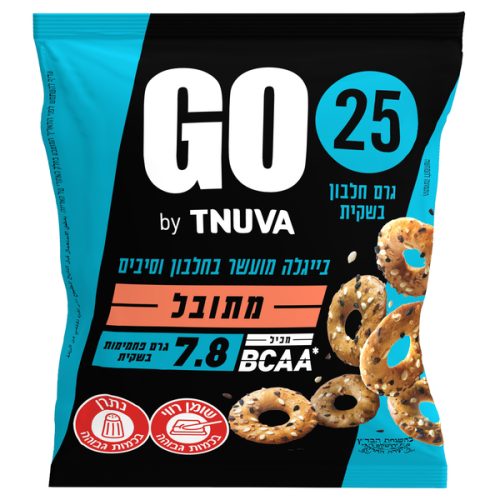 בייגלה חלבון (25 גרם חלבון) תנובה פרו – 6 יחידות של 50 גרם, תוקף עד 13.11