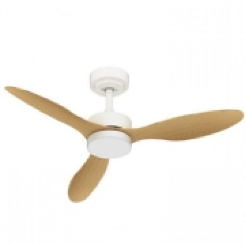 מאוורר תקרה 42" כולל שלט ותאורת Norther LED נורטר Vermont לבן משולב עץ