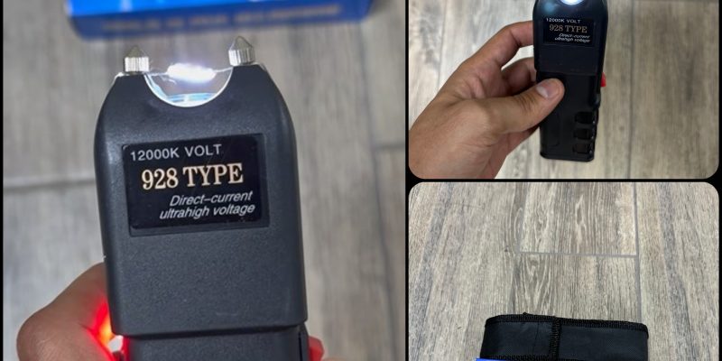זוג פנסים משולבים שוקר חשמלי להגנה עצמית BRAND