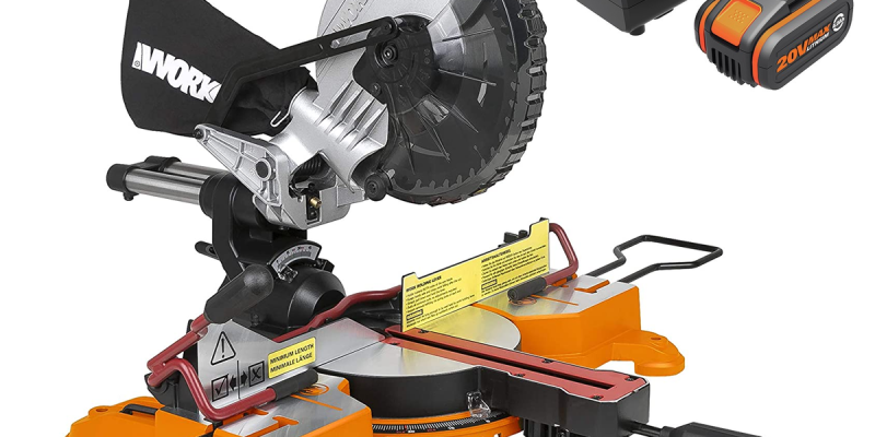 מסור 20V גרונג פנדל "8.25  + סוללה 4.0AH + מטען מבית WORX