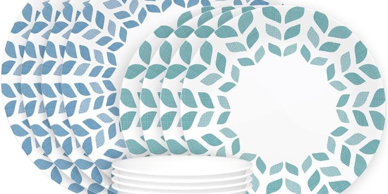 סט צלחות קורל 12 חלקים לארבעה סועדים Corelle Vitrelle