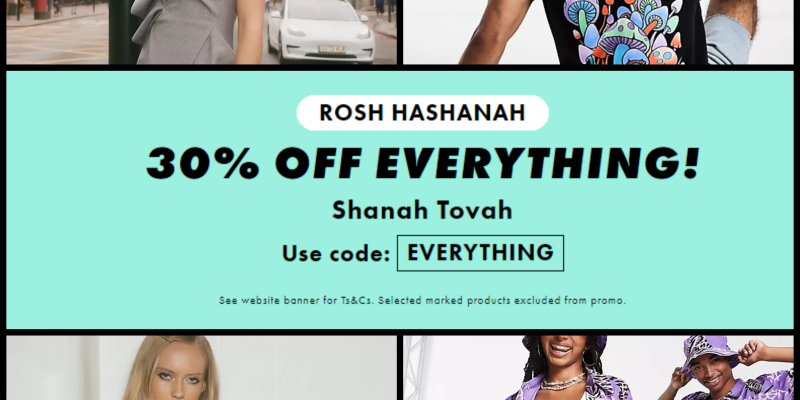 קופון לאתר אסוס – Asos – קופון 30% הנחה על כל האתר!
