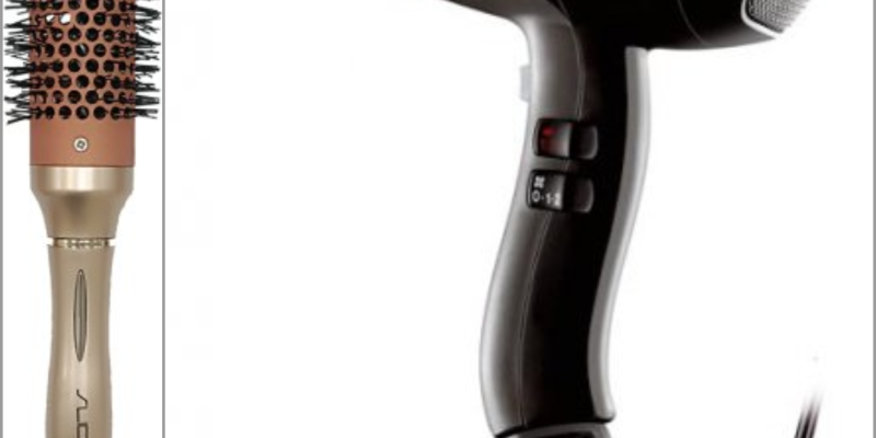 מייבש שיער חשמלי Valera Swiss Nano SN 9000Y RC 2000W + מברשת פן קרמית 30 מ"מ Slider Professional