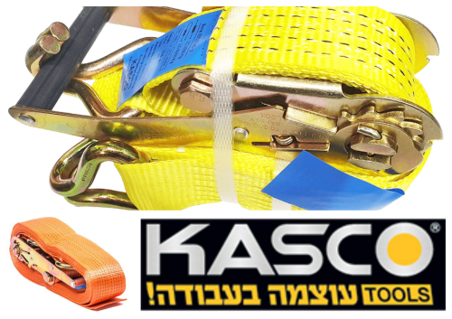 רצועות ראצ'ט להידוק ומתיחה מבית קשקו Kasco