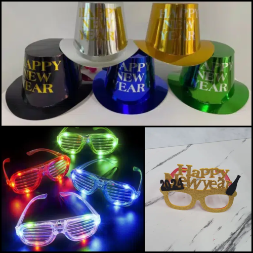 קופון 30% הנחה על קטגוריית אביזרי NEW YEAR באתר מסיבלנד