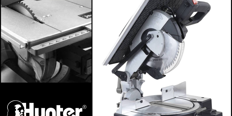 מסור גרונג "8 עם שולחן עליון Hunter דגם 100613-007