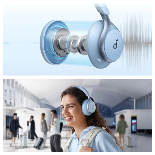 אוזניות קשת עם ביטול רעשים אקטיבי Anker Space One