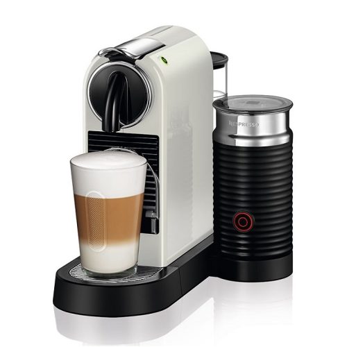 מכונת קפה NESPRESSO דגם סיטיז אנד מילק בצבע לבן דגם D123