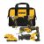 קיט 4 כלים ללא פחמים כולל 2 סוללות 4AH ותיק DEWALT DCK411Q2 (ללא מטען, יש לרכוש בנפרד)
