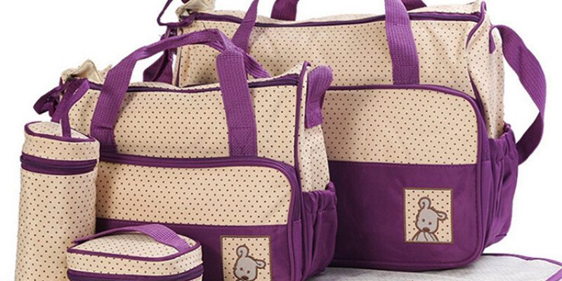 סט החתלה לתינוק 5 חלקים – כולל תיקים, מנשא ומשטח החתלה Love&Care לאב&קאר