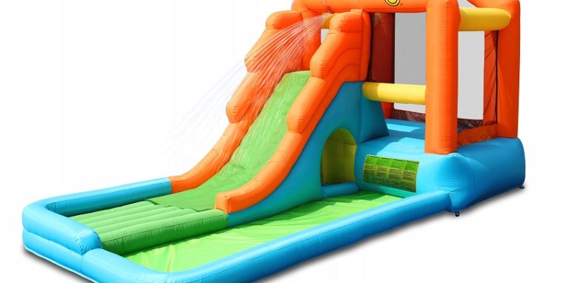 מגלשת מים מתנפחת Happy Hop 9049 – פארק מים וטרמפולינה לחצר