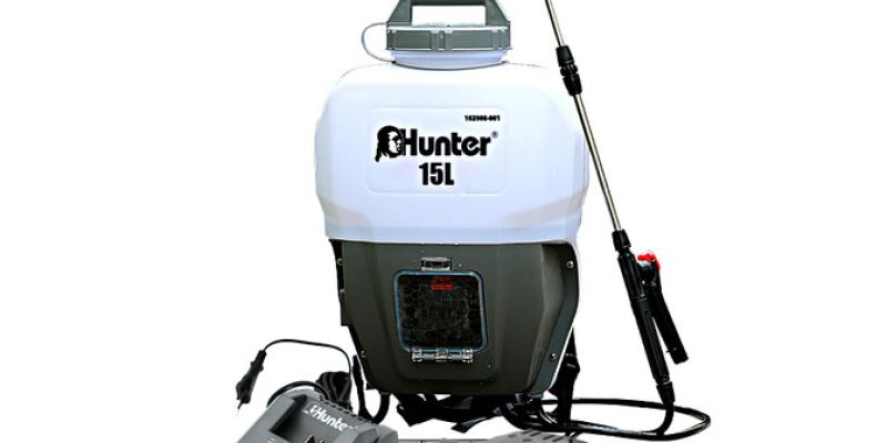 מרסס גב 15 ליטר נטען 18V + סוללה 2.0AH HUNTER + מטען