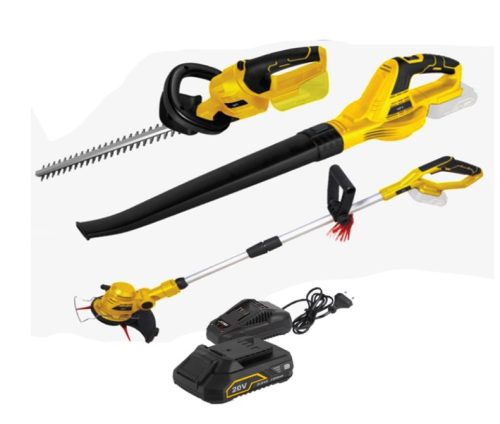 סט 3 כלי גינון + סוללה 2A ומטען GPT דגם TOT043