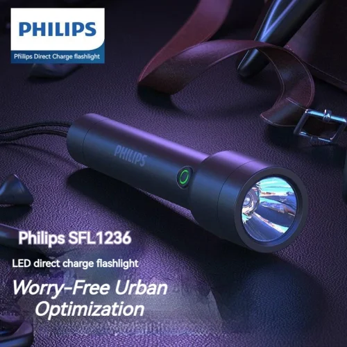 פנס פיליפס 300 לומן נטען Philips SFL1236