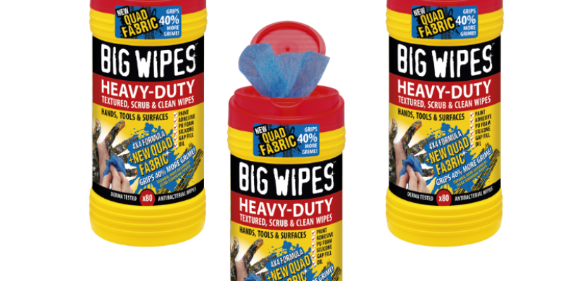 שלישיית מארזי מגבונים לידיים BIGWIPES Heavy Duty