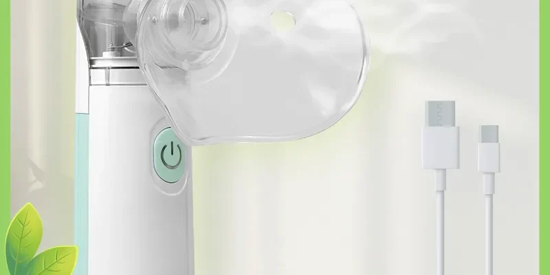 מכשיר אינהלציה חשמלי / נייד (על סוללות) לפעוטות או בוגרים