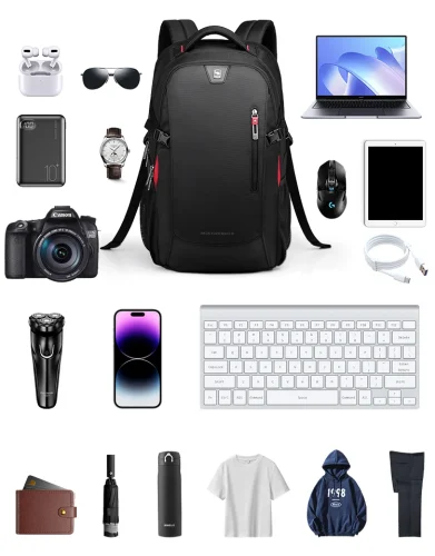 תיק גב OIWAS מתאים ללפטופים עד 14" עמיד למים