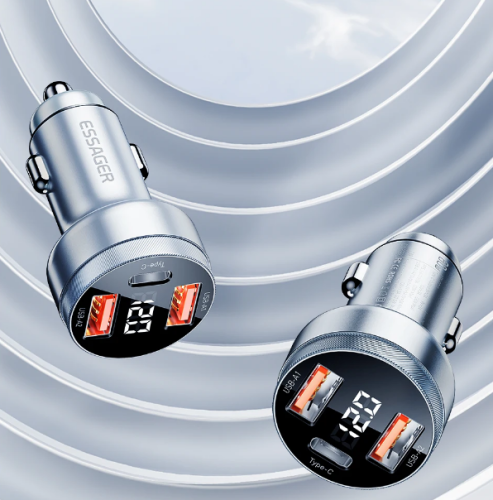 פלאג טעינה לרכב Essager 80W