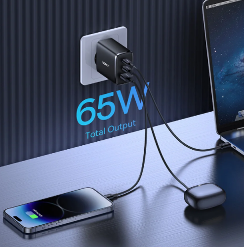 מטען קיר מהיר Baseus 65W GAN