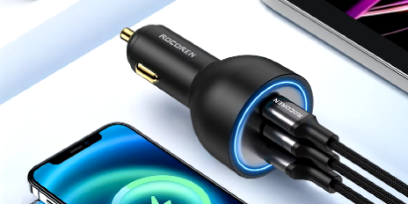 פלאג טעינה מהיר לרכב Rocoren 165W