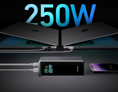 מטען נייד Anker Prime – 27,650mAh, 250W עוצמתי בטירוף