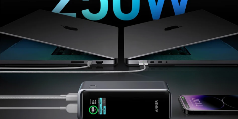 מטען נייד Anker Prime – 27,650mAh, 250W עוצמתי בטירוף