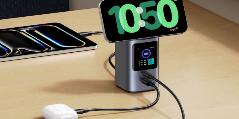 מטען נייד 20,000mAh משולב טעינה אלחוטית UGREEN 145W