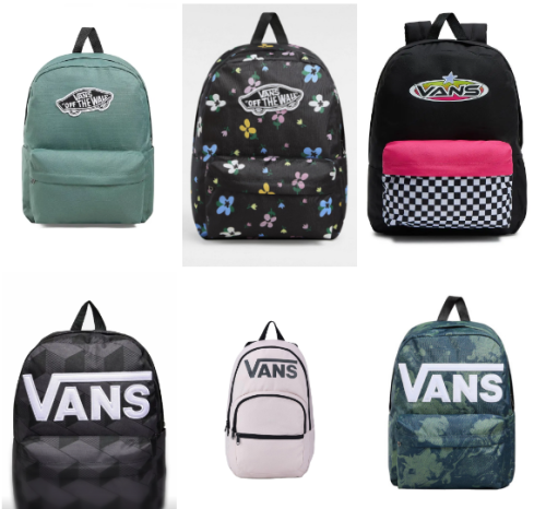 תיקי גב 22 ליטר ואנס VANS OLD SKOOL במגוון עיצובים