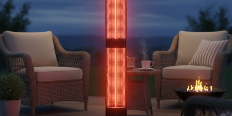תנור חימום עומד אינפרא אדום 3000W דגם Tower Heat מבית "החוויה"