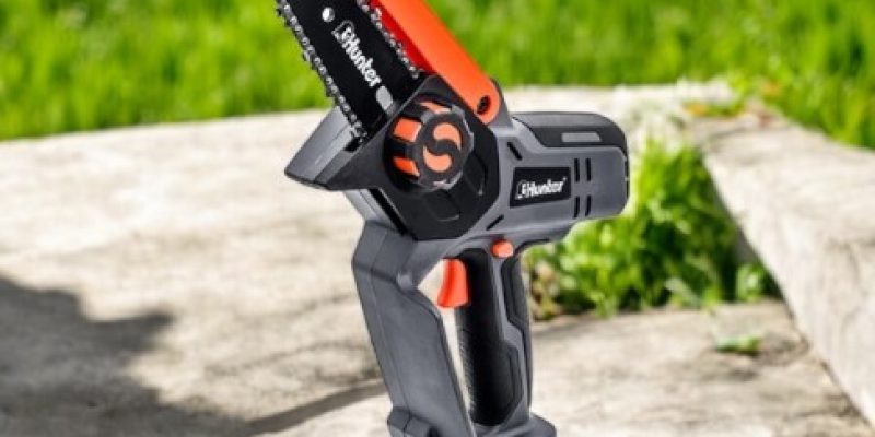 מסור שרשרת "4 נטען 18V + סוללה 2.0AH ומטען HUNTER