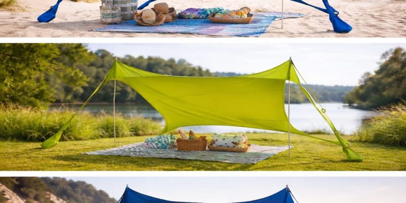 צילייה לים 3×3 Swiss Sky – ציליית חוף קלה ונוחה במגוון צבעים