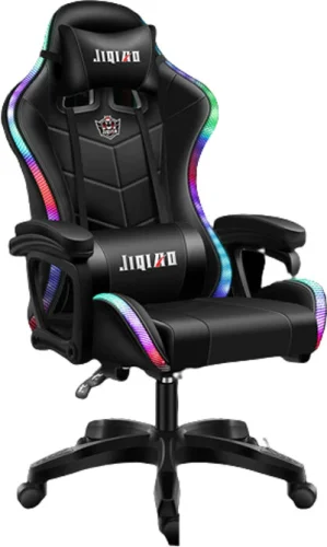 כיסא גיימינג מקצועי GAMER עם תאורת LED