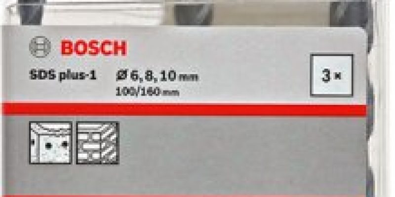 סט 3 מקדחים לפטישון Bosch SDS Plus-1